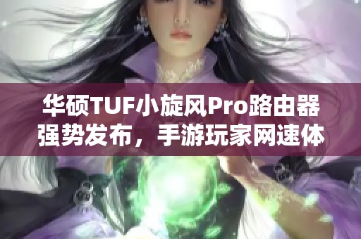 华硕TUF小旋风Pro路由器强势发布，手游玩家网速体验全新升级