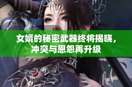 女婿的秘密武器终将揭晓，冲突与恩怨再升级