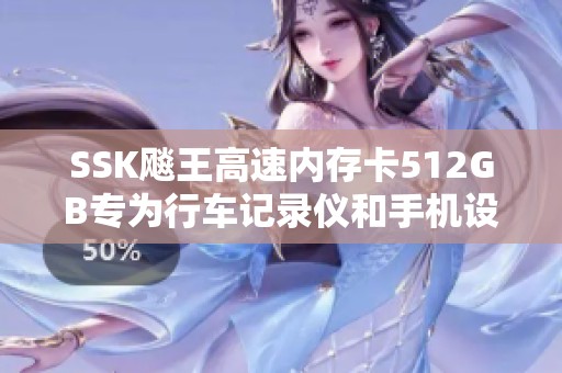 SSK飚王高速内存卡512GB专为行车记录仪和手机设计的优质SD卡