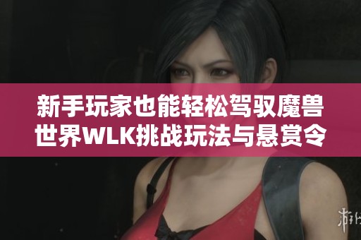 新手玩家也能轻松驾驭魔兽世界WLK挑战玩法与悬赏令技巧