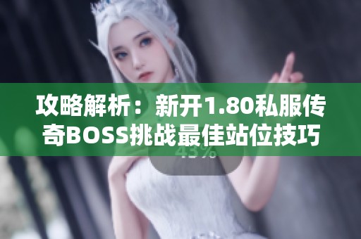 攻略解析：新开1.80私服传奇BOSS挑战最佳站位技巧分享