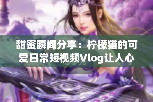 甜蜜瞬间分享：柠檬猫的可爱日常短视频Vlog让人心动