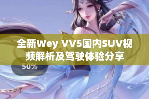 全新Wey VV5国内SUV视频解析及驾驶体验分享