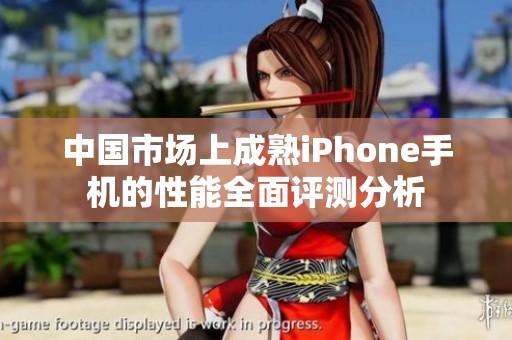 中国市场上成熟iPhone手机的性能全面评测分析