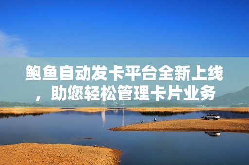 鲍鱼自动发卡平台全新上线，助您轻松管理卡片业务