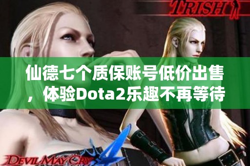 仙德七个质保账号低价出售，体验Dota2乐趣不再等待