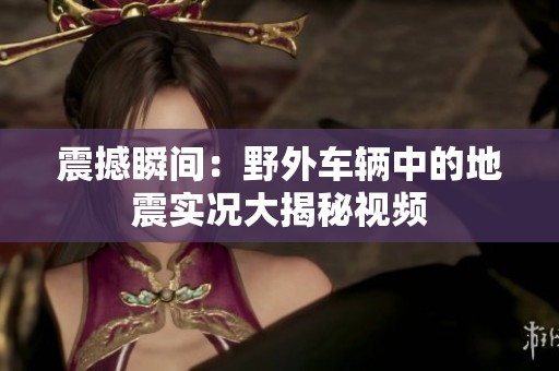 震撼瞬间：野外车辆中的地震实况大揭秘视频