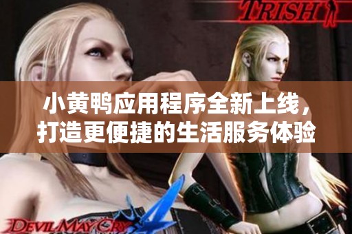 小黄鸭应用程序全新上线，打造更便捷的生活服务体验