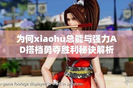 为何xiaohu总能与强力AD搭档勇夺胜利秘诀解析