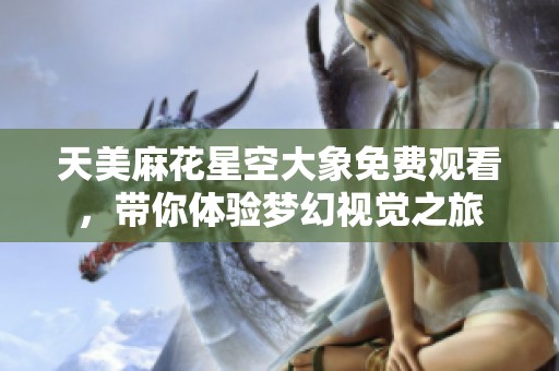 天美麻花星空大象免费观看，带你体验梦幻视觉之旅