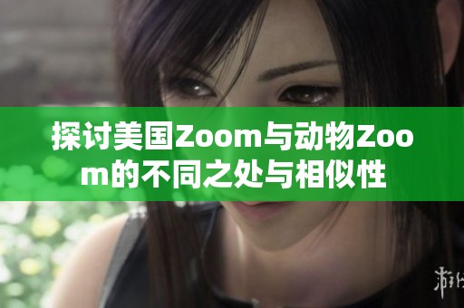 探讨美国Zoom与动物Zoom的不同之处与相似性