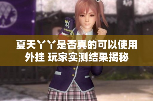 夏天丫丫是否真的可以使用外挂 玩家实测结果揭秘