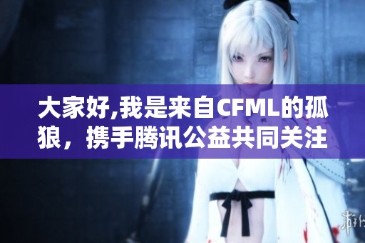 大家好,我是来自CFML的孤狼，携手腾讯公益共同关注电竞慈善活动