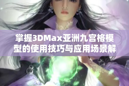 掌握3DMax亚洲九宫格模型的使用技巧与应用场景解析