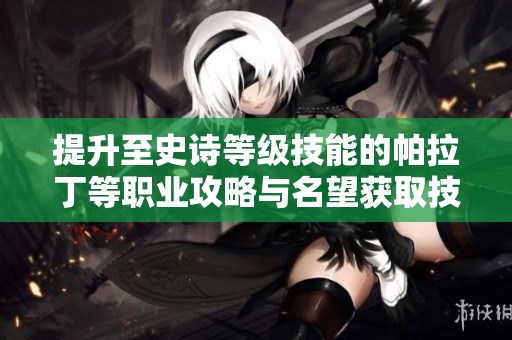 提升至史诗等级技能的帕拉丁等职业攻略与名望获取技巧