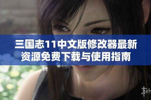 三国志11中文版修改器最新资源免费下载与使用指南