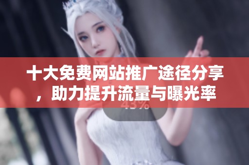 十大免费网站推广途径分享，助力提升流量与曝光率