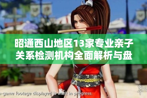 昭通西山地区13家专业亲子关系检测机构全面解析与盘点
