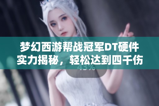 梦幻西游帮战冠军DT硬件实力揭秘，轻松达到四千伤害