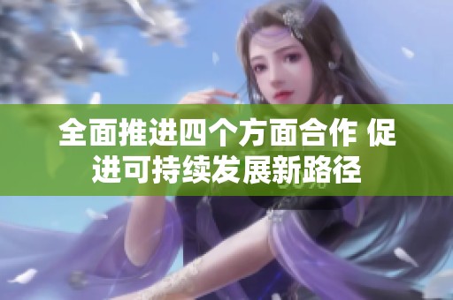 全面推进四个方面合作 促进可持续发展新路径