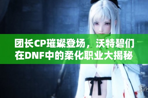 团长CP璀璨登场，沃特碧们在DNF中的柔化职业大揭秘