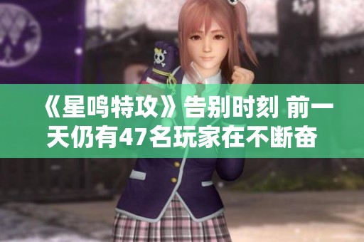 《星鸣特攻》告别时刻 前一天仍有47名玩家在不断奋战