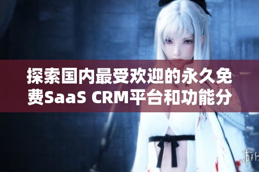 探索国内最受欢迎的永久免费SaaS CRM平台和功能分析