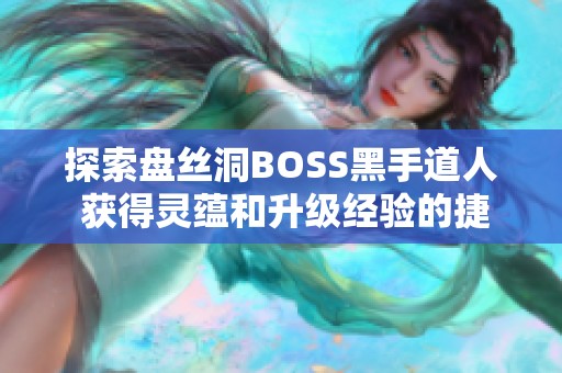 探索盘丝洞BOSS黑手道人 获得灵蕴和升级经验的捷径技巧