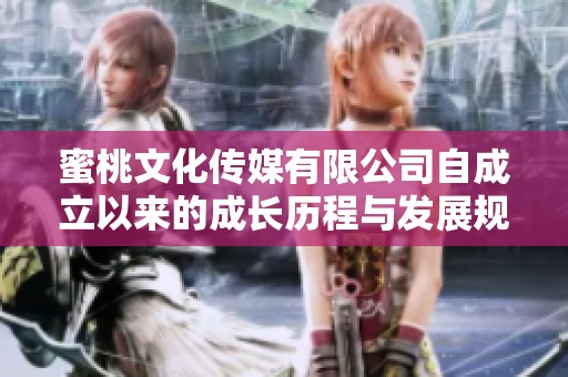 蜜桃文化传媒有限公司自成立以来的成长历程与发展规划