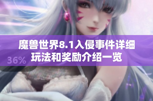 魔兽世界8.1入侵事件详细玩法和奖励介绍一览