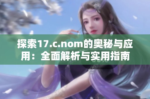 探索17.c.nom的奥秘与应用：全面解析与实用指南