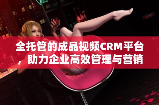 全托管的成品视频CRM平台，助力企业高效管理与营销
