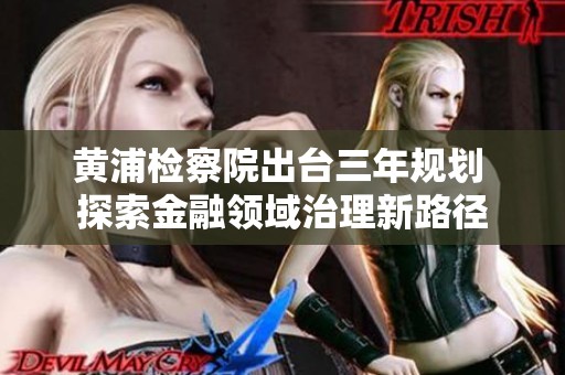 黄浦检察院出台三年规划 探索金融领域治理新路径