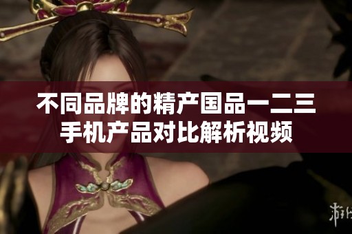不同品牌的精产国品一二三手机产品对比解析视频
