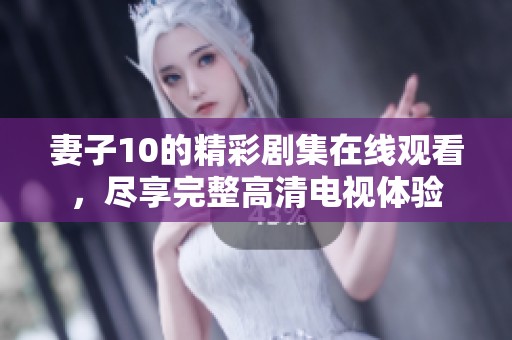 妻子10的精彩剧集在线观看，尽享完整高清电视体验