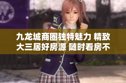 九龙城商圈独特魅力 精致大三居好房源 随时看房不容错过