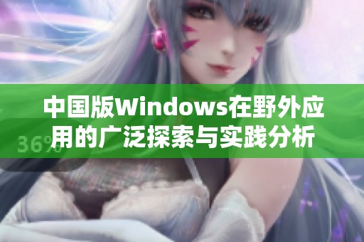 中国版Windows在野外应用的广泛探索与实践分析