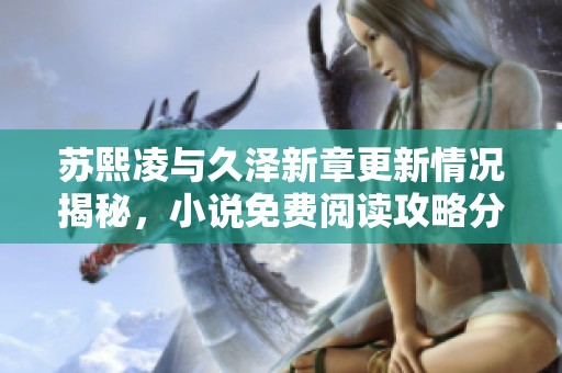 苏熙凌与久泽新章更新情况揭秘，小说免费阅读攻略分享