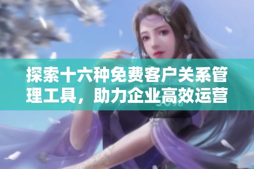 探索十六种免费客户关系管理工具，助力企业高效运营