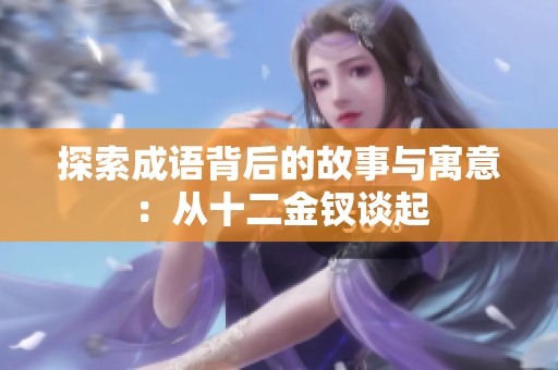 探索成语背后的故事与寓意：从十二金钗谈起