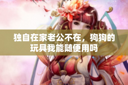 独自在家老公不在，狗狗的玩具我能随便用吗