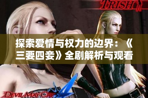 探索爱情与权力的边界：《三要四妾》全剧解析与观看指南