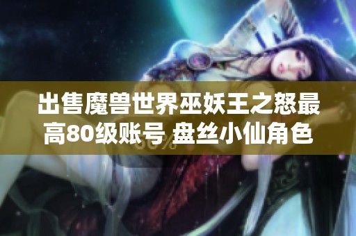 出售魔兽世界巫妖王之怒最高80级账号 盘丝小仙角色极佳选择和机会