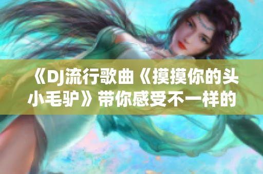 《DJ流行歌曲《摸摸你的头小毛驴》带你感受不一样的音乐魅力》