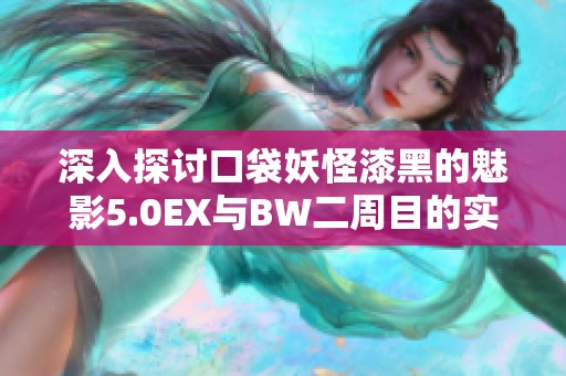 深入探讨口袋妖怪漆黑的魅影5.0EX与BW二周目的实用攻略与玩法解析