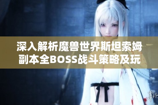 深入解析魔兽世界斯坦索姆副本全BOSS战斗策略及玩法技巧分享