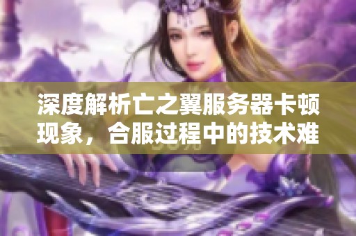 深度解析亡之翼服务器卡顿现象，合服过程中的技术难题与解决方案探讨