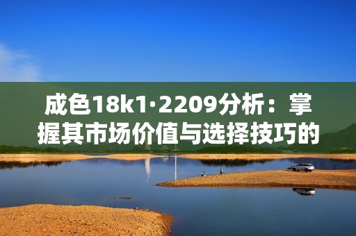 成色18k1·2209分析：掌握其市场价值与选择技巧的全攻略