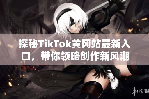 探秘TikTok黄冈站最新入口，带你领略创作新风潮