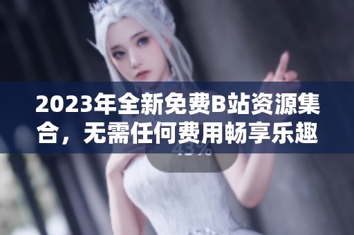 2023年全新免费B站资源集合，无需任何费用畅享乐趣